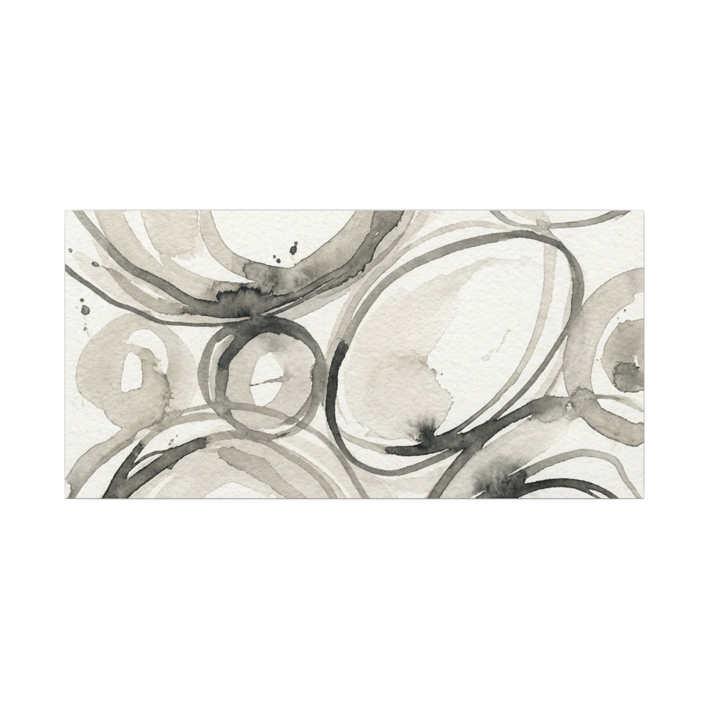 Handcrafted Feel Japandi Watercolor Canvas Art