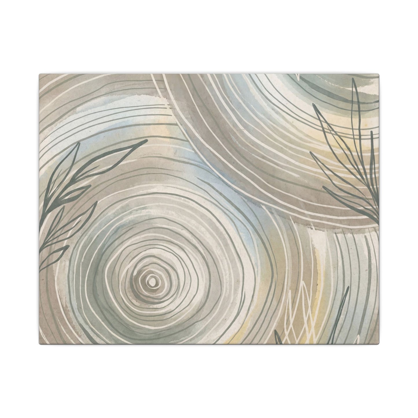 Kanso Water Ripple Canvas Art - Japandi Minimal Line