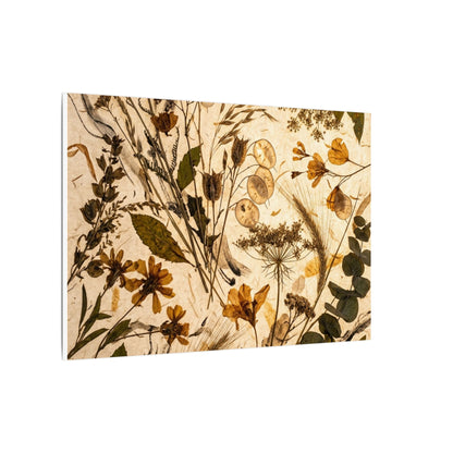 Dried Flowers Summer Canvas Art | Japandi Neutral Design