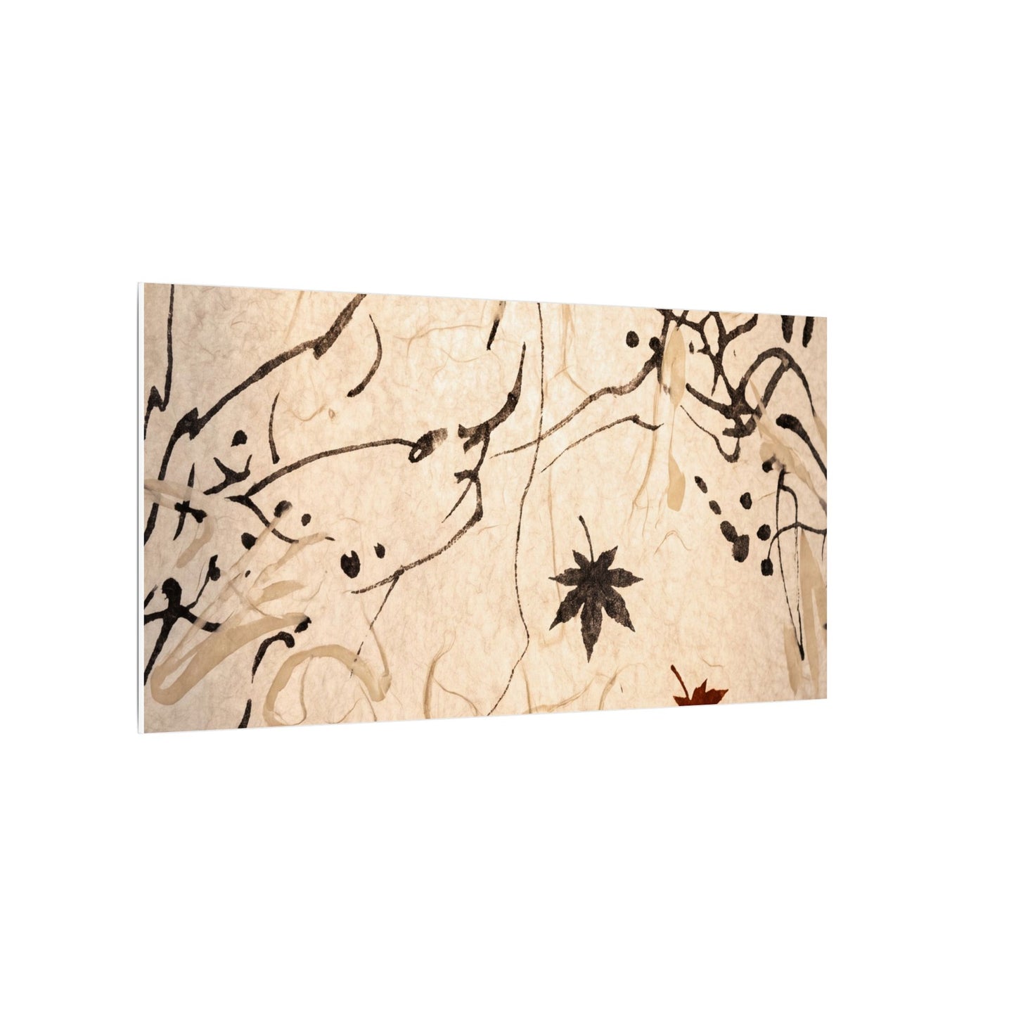 Golden Hour Shoji Screen Canvas Art - Japandi Fukinsei