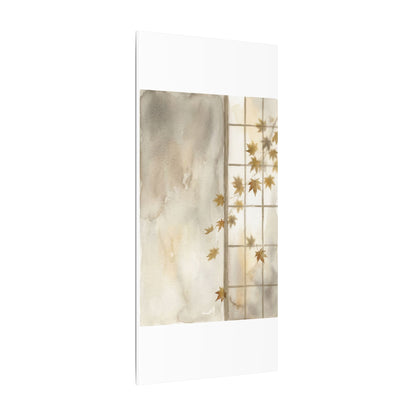 Warm Shoji Screen Canvas Art - Watercolor Japandi