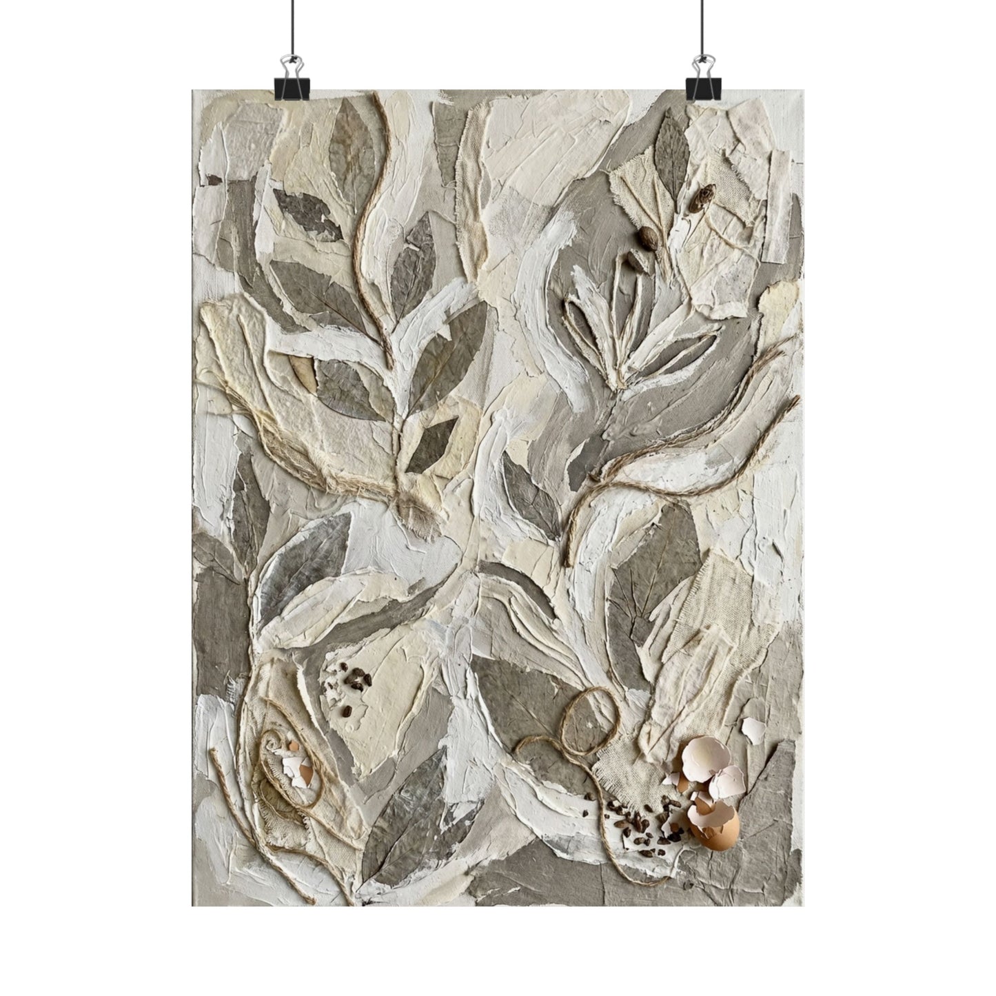 Japandi Textured Wall Art Print Art Print