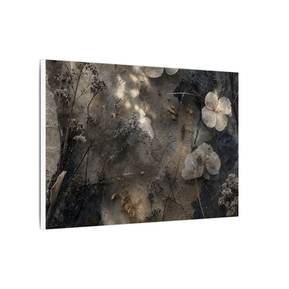 Winter Dried Flowers Texture Canvas Art | Elegant Decor