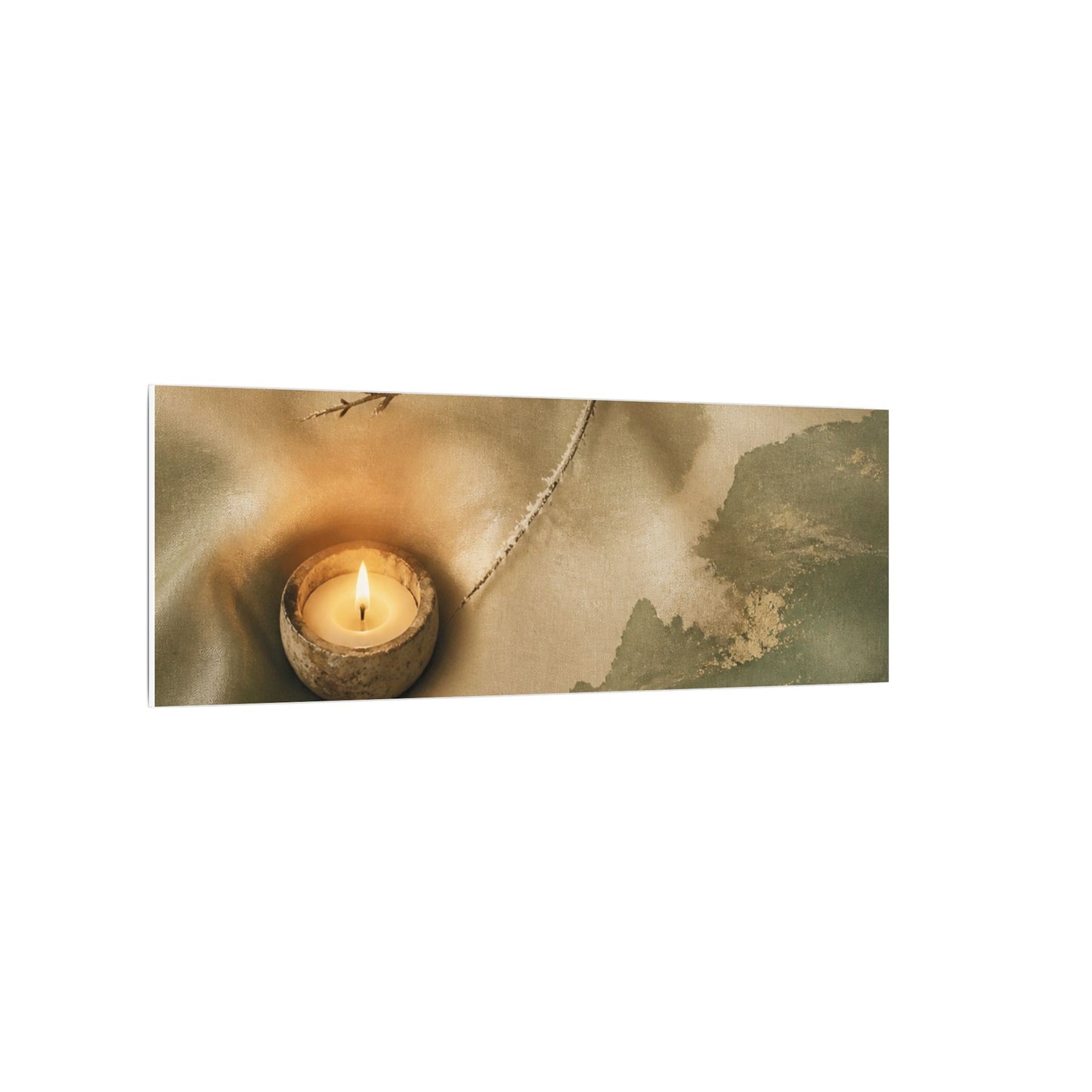 Silk Drape Japanese Pattern Canvas Art | Warm Japandi Art
