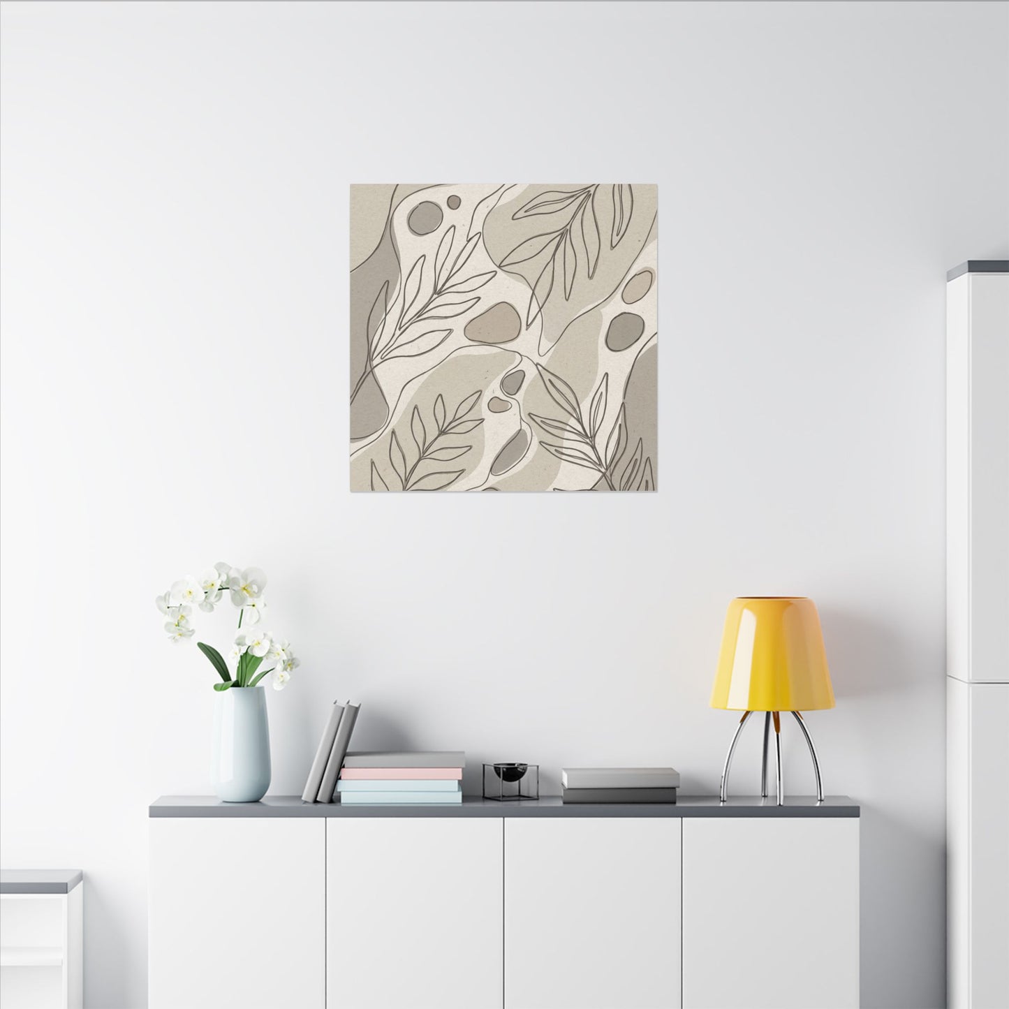 Japandi Minimal Line Canvas Art