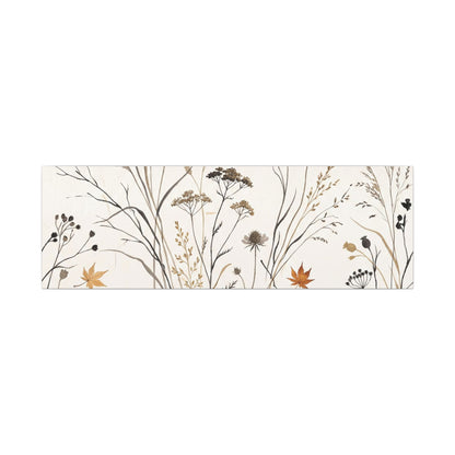 Dawn Dried Flowers Canvas Art - Japandi Kanso