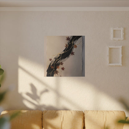 Dawn Ink Brushstroke Canvas Art - Kintsugi Ma