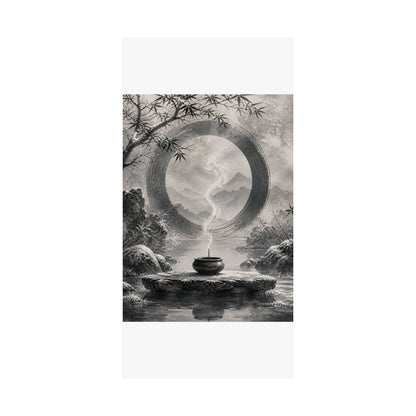 Dappled Incense Smoke Wall Art Print - Zen Seijaku