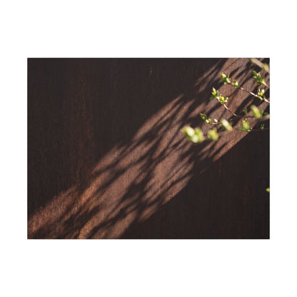 Rust Patina Moody Minimal Canvas Art | Sophisticated Dark Japandi Art
