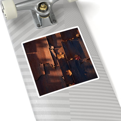 Rust Patina Sticker | Autumn Dark Japandi Shadow Zen Art