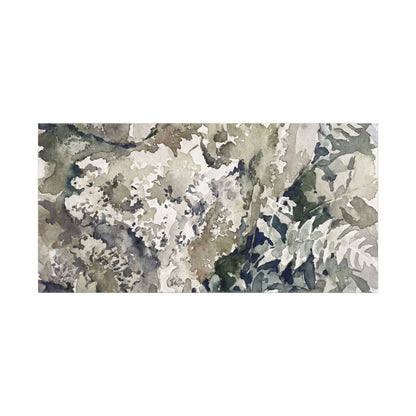 Stone Lantern Watercolor Canvas Art | Elegant Japandi Art