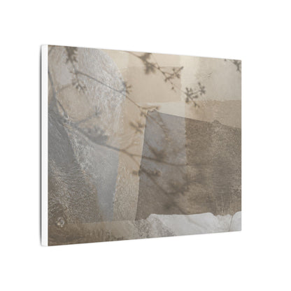 Neutral Shadow Play Canvas Art - Texture Japandi