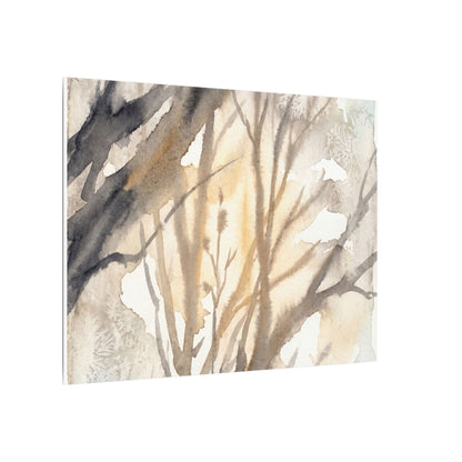 Ma Shadow Play Canvas Art - Japandi Watercolor