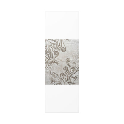 Japandi Fern Unfurling in Overcast | Japanese Pattern Canvas Art