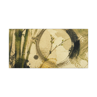Ink Brushstroke Sumi E Canvas Art | Calm Zen Art