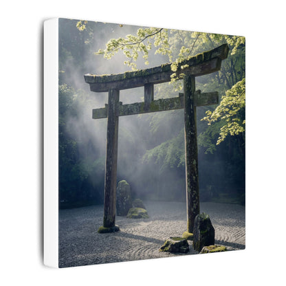 Torii Gate Canvas Art | Spring Zen Karesansui Art