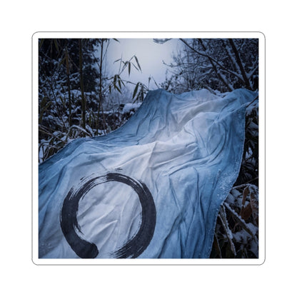 Tranquil Silk Drape Sticker - Enso Zen