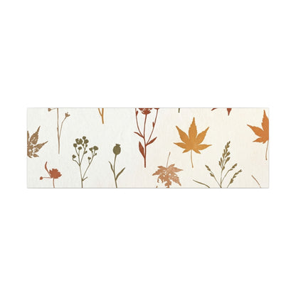 Autumn Dried Flowers Japanese Pattern Canvas Art | Elegant Decor