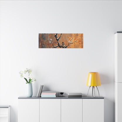 Datsuzoku Rust Patina Canvas Art - Zen Sumi E