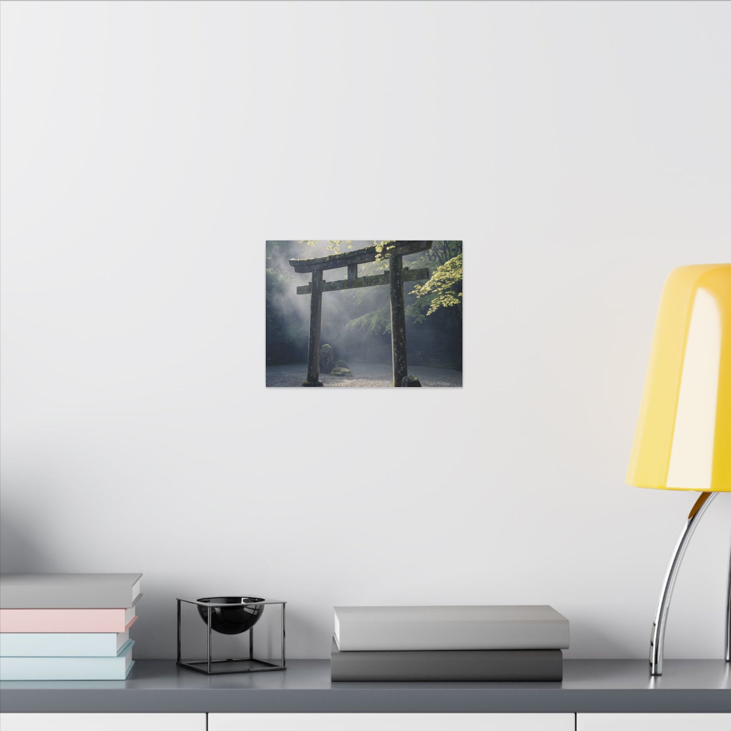 Torii Gate Canvas Art | Spring Zen Karesansui Art