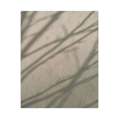 Shadow Play Japanese Pattern Canvas Art | Warm Japandi Art