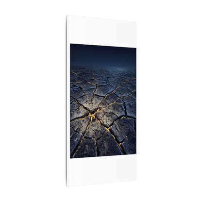 Cracked Earth Broken Beauty Canvas Art | Artful Kintsugi Art