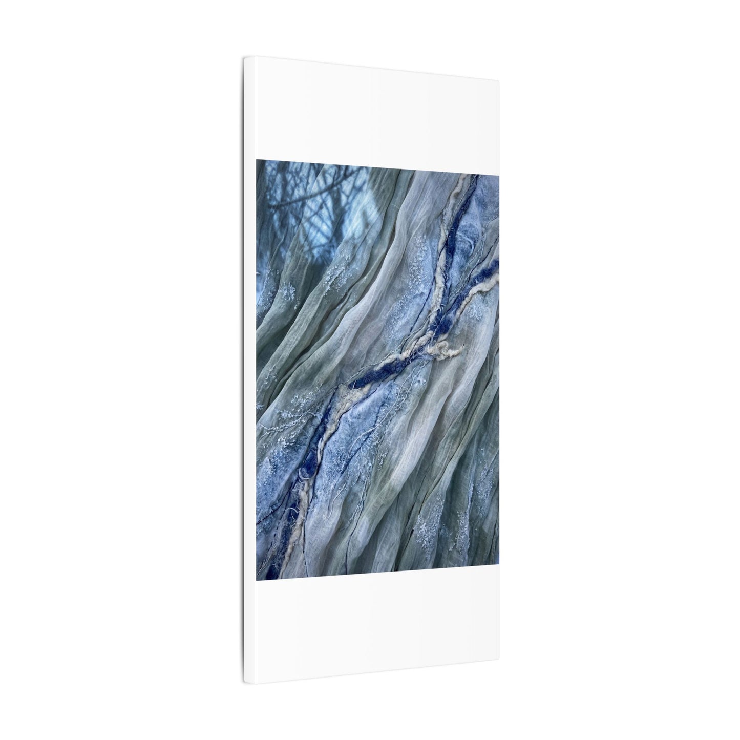 Moonlight Silk Drape Canvas Art - Japandi Mono No Aware