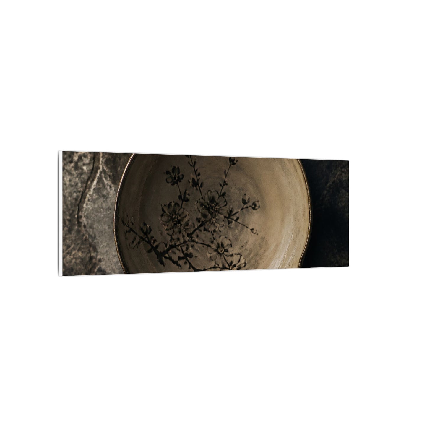 Ceramic Bowl Spring Canvas Art | Japandi Earthy Design