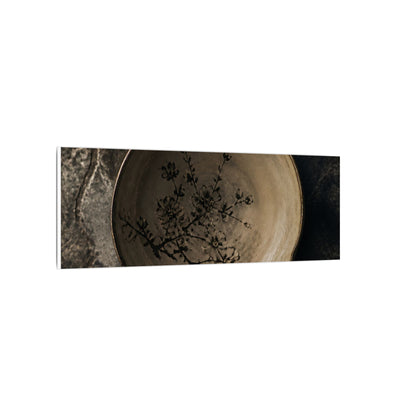 Ceramic Bowl Spring Canvas Art | Japandi Earthy Design