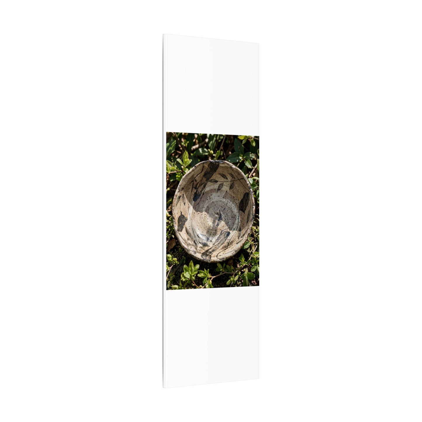 Elegant Ceramic Bowl Canvas Art - Japanese Pattern Japandi