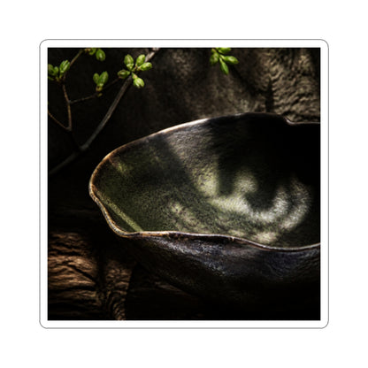 Fukinsei Ceramic Bowl Sticker - Dark Japandi Dark Texture