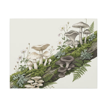 Dried Flowers Spring Canvas Art | Japandi Neutral Design