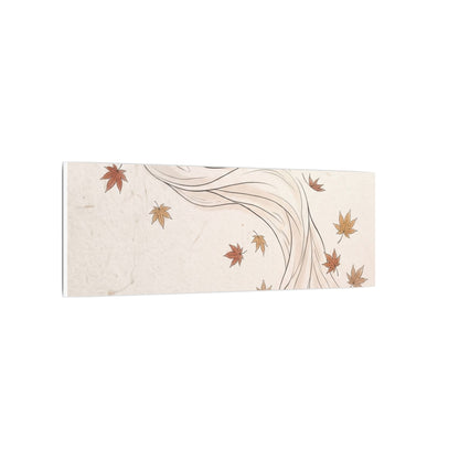 Japandi Silk Drape in Dawn | Minimal Line Canvas Art