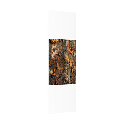 Rust Patina Canvas Art | Autumn Japandi Texture Art