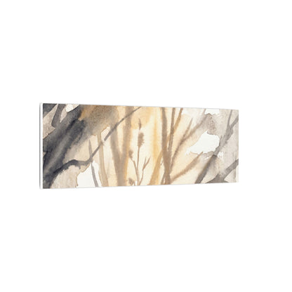 Ma Shadow Play Canvas Art - Japandi Watercolor