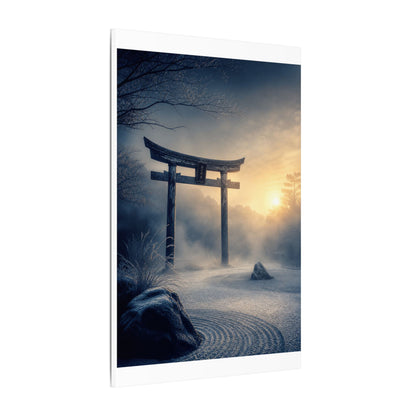 Zen Torii Gate in Golden Hour | Karesansui Canvas Art