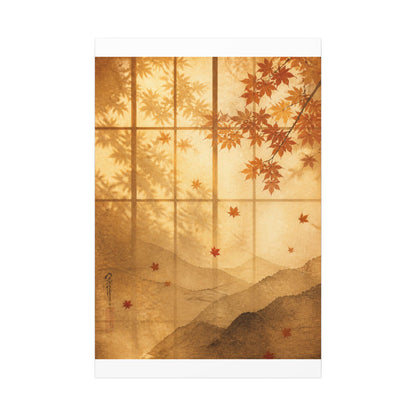 Shoji Screen Texture Canvas Art | Earthy Japandi Art