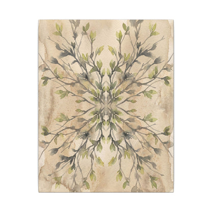 Shibui Shadow Play Canvas Art - Japandi Watercolor