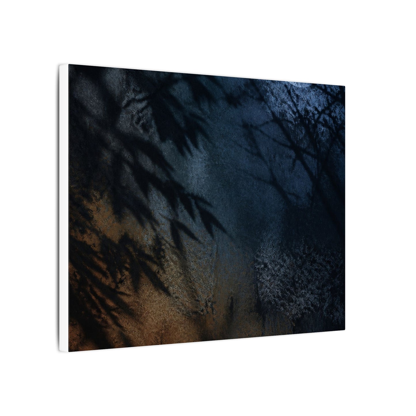 Kanso Shadow Play Canvas Art - Dark Japandi Shadow Zen