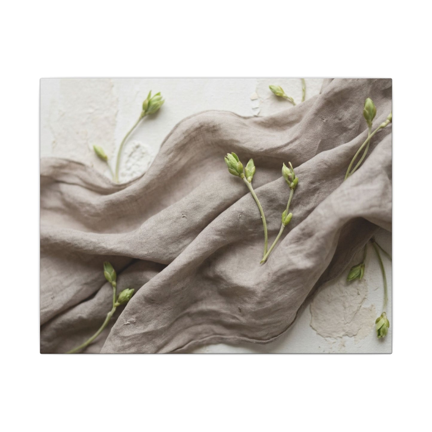 Overcast Silk Drape Canvas Art - Japandi Ma