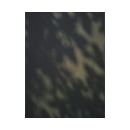 Dappled Shadow Play Canvas Art - Dark Japandi Ma