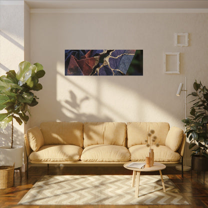 Philosophical Paper Fold Canvas Art - Gold Vein Kintsugi