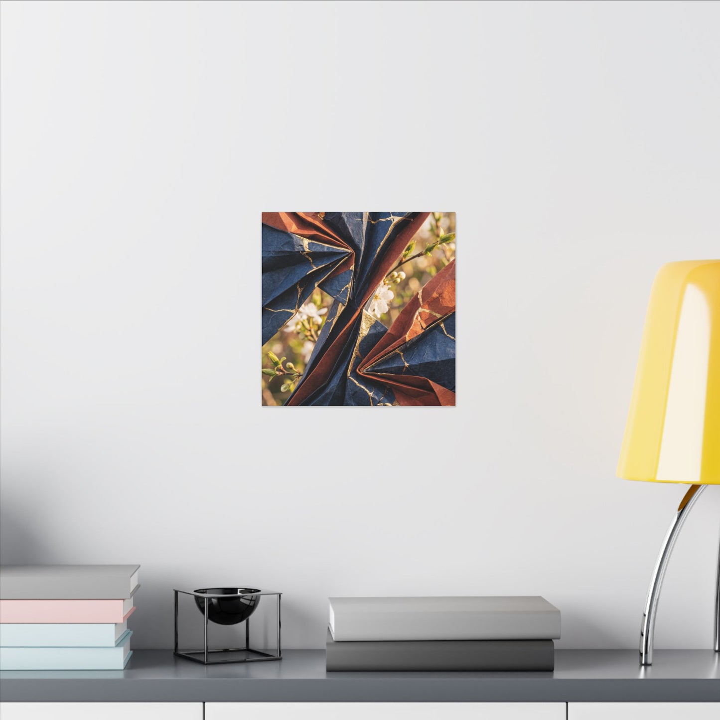 Spring Ceramic Bowl Watercolor Canvas Art | Warm Decor