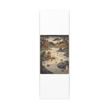 Rock Garden Autumn Canvas Art | Zen Serene Design