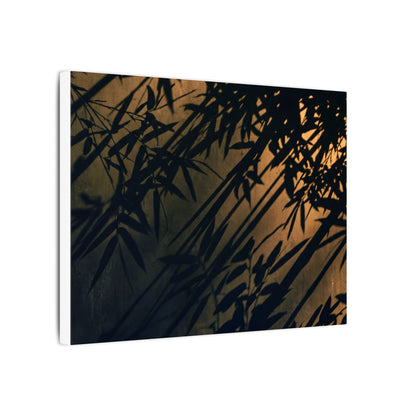 Sophisticated Shadow Play Canvas Art - Shadow Zen Dark Japandi