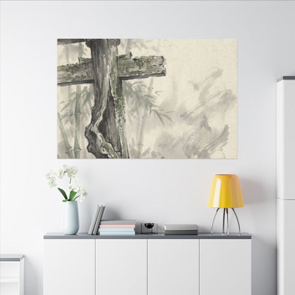 Torii Gate Summer Canvas Art | Zen Tranquil Design