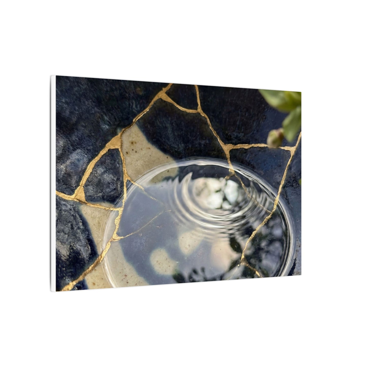 Water Ripple Spring Canvas Art | Kintsugi Beautiful Design