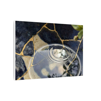 Water Ripple Spring Canvas Art | Kintsugi Beautiful Design