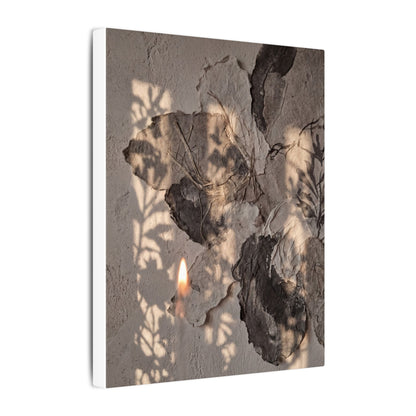 Shadow Play Summer Canvas Art | Japandi Elegant Design
