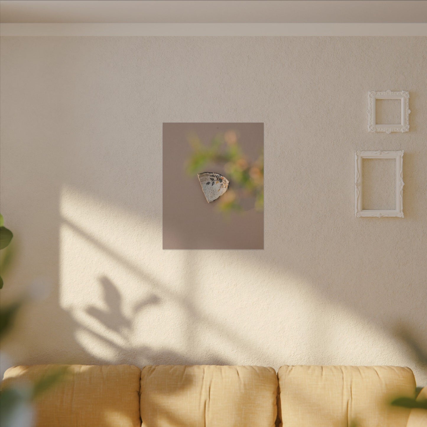 Ceramic Bowl Canvas Art | Spring Japandi Japanese Pattern Art